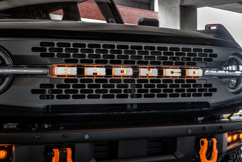 ORACLE Lighting Universal Illuminated LED Letter Badges - Matte Wht Surface Finish - R - B2B Diesel & Gas Service