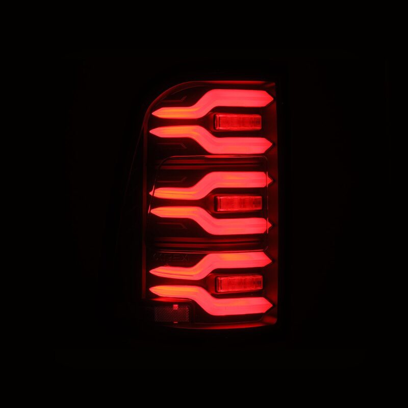 AlphaRex 19-21 Dodge Ram 1500 Luxx-Series LED Tail Lights Black w/Activ Light/Seq Signal - B2B Diesel & Gas Service