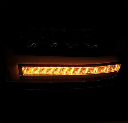 AlphaRex 19-20 Ram 1500HD NOVA LED Proj Headlights Plank Style Gloss Blk w/Activ Lght/Seq Signal/DRL - B2B Diesel & Gas Service