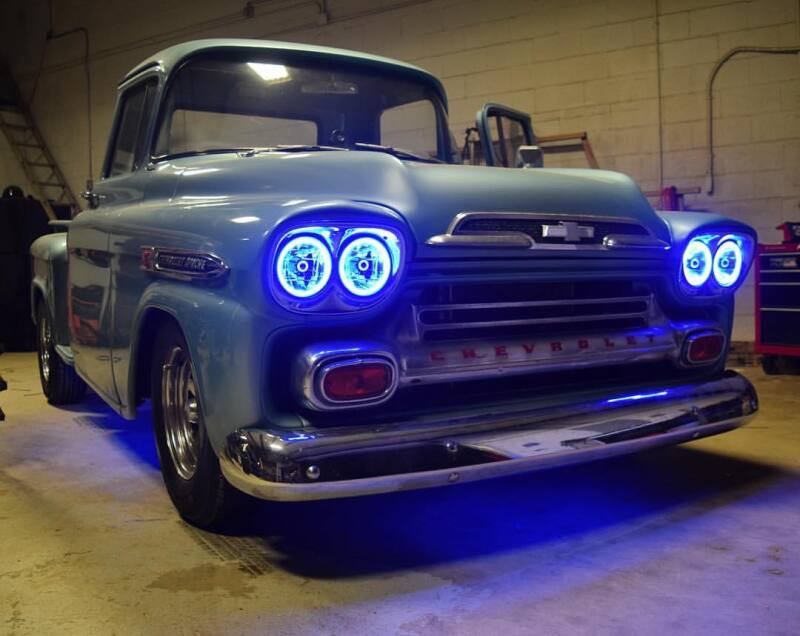Oracle Pre-Installed Lights 5.75 IN. Sealed Beam - Red Halo - B2B Diesel & Gas Service