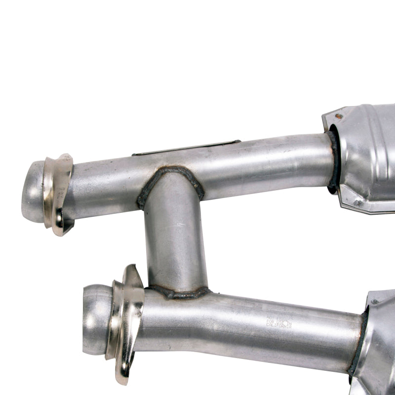 BBK 86-93 Mustang 5.0 High Flow H Pipe With Catalytic Converters - 2-1/2 - B2B Diesel & Gas Service