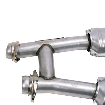 BBK 86-93 Mustang 5.0 High Flow H Pipe With Catalytic Converters - 2-1/2 - B2B Diesel & Gas Service