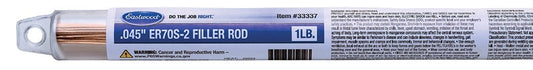 Eastwood .045 Inch ER70S-2 Filler Rod 1LB - ER70S2-045-01T 