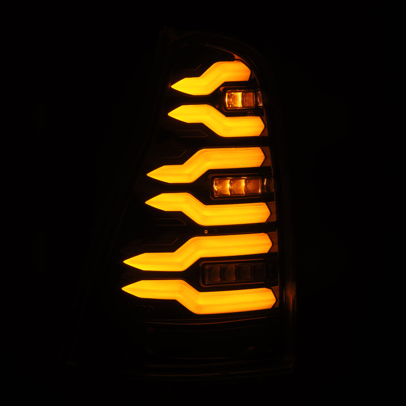 AlphaRex 03-09 Toyota 4Runner LUXX-Series LED Tail Lights- Black - B2B Diesel & Gas Service