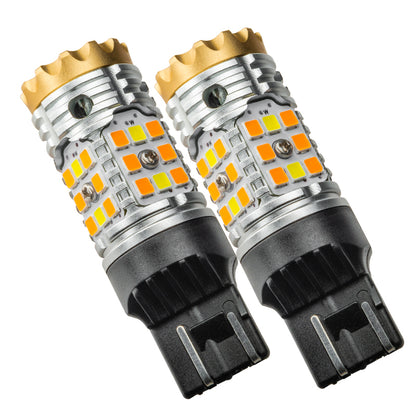 Oracle 7443-CK LED Switchback High Output Can-Bus LED Bulbs - Amber/White Switchback - B2B Diesel & Gas Service