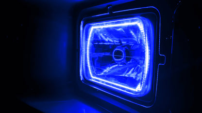 Oracle Pre-Installed Lights 7x6 IN. Sealed Beam - ColorSHIFT Halo - B2B Diesel & Gas Service