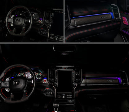 Oracle 19-22 RAM Complete Interior Ambient Lighting ColorSHIFT RGB Conversion Kit - B2B Diesel & Gas Service