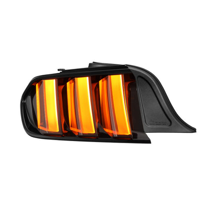 AlphaRex 15-23 Ford Mustang NOVA-Series Prismatic LED Tail Lights Alpha-Black - B2B Diesel & Gas Service
