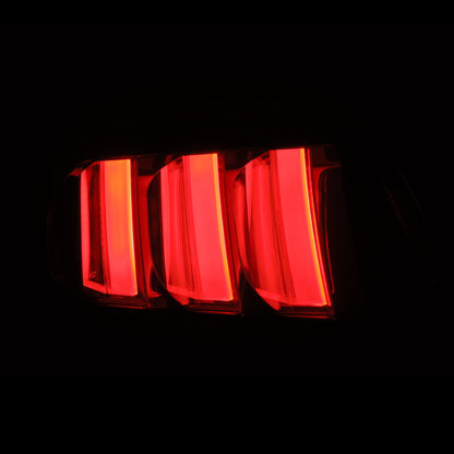 AlphaRex 15-23 Ford Mustang NOVA-Series Prismatic LED Tail Lights Alpha-Black - B2B Diesel & Gas Service