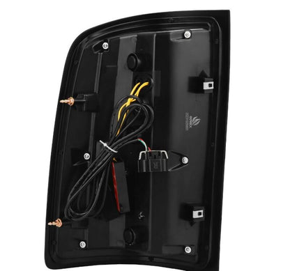 AlphaRex 07-13 GMC Sierra 1500/2500HD/3500HD Luxx Series LED Tail Lights - Alpha Black - B2B Diesel & Gas Service