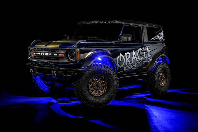 Oracle Underbody RGB+W Wheel Well Rock Light Kit - 8 PCS - ColorSHIFT - B2B Diesel & Gas Service