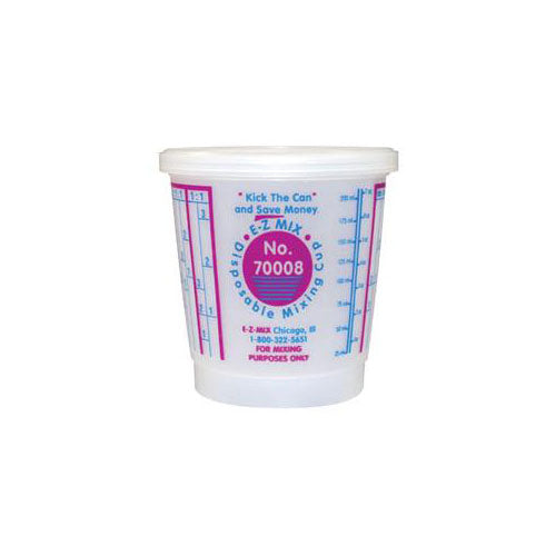 1 Quart Mixing Cup and Lid - 1 each set 