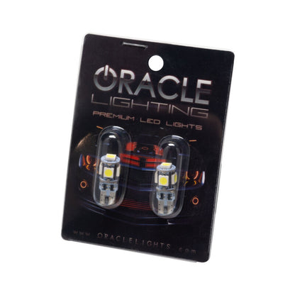 Oracle T10 5 LED 3 Chip SMD Bulbs (Pair) - Cool White - B2B Diesel & Gas Service