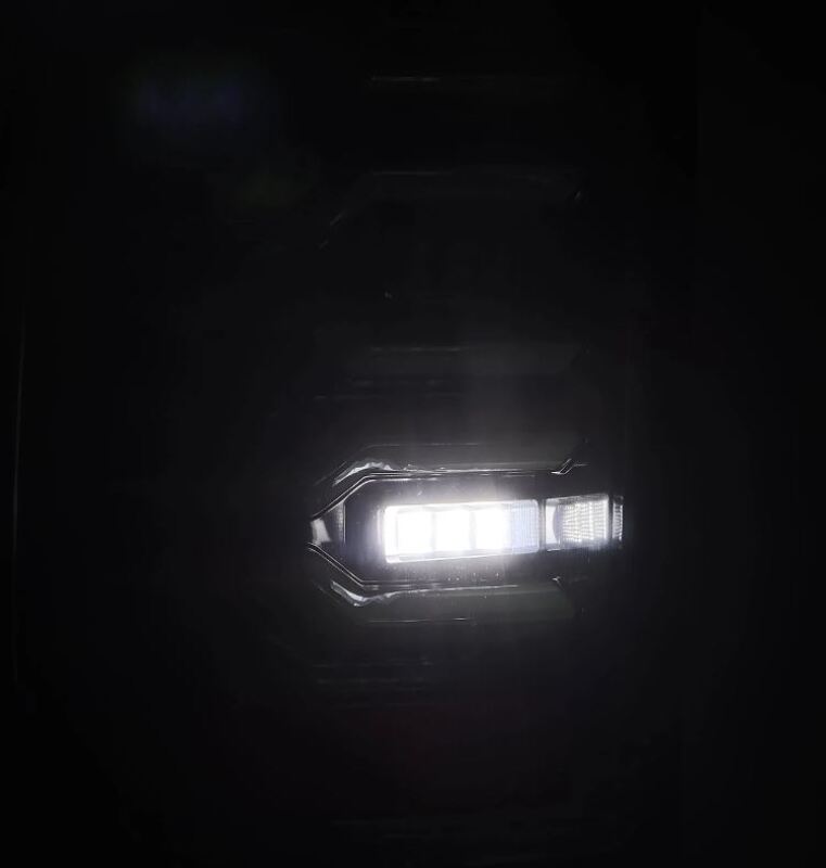 AlphaRex 07-13 Chevrolet Silverado 1500 (Ex. Hybrid Models) LUXX-Series LED Tail Lights Alpha-Black - B2B Diesel & Gas Service