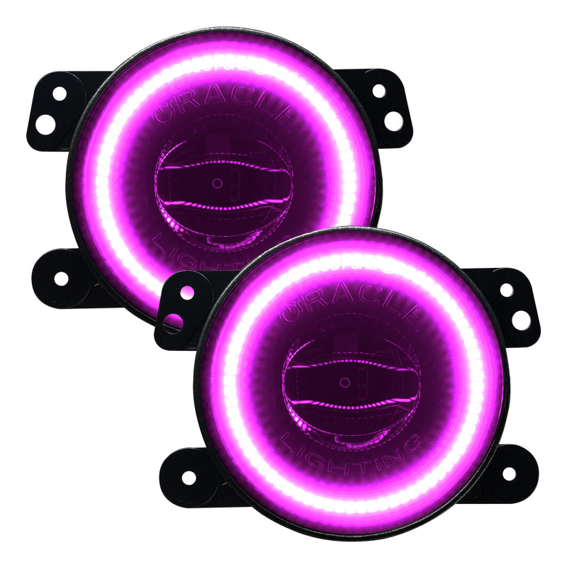 Oracle Jeep Wrangler JK/JL/JT High Performance W LED Fog Lights - ColorSHIFT - Dynamic - B2B Diesel & Gas Service