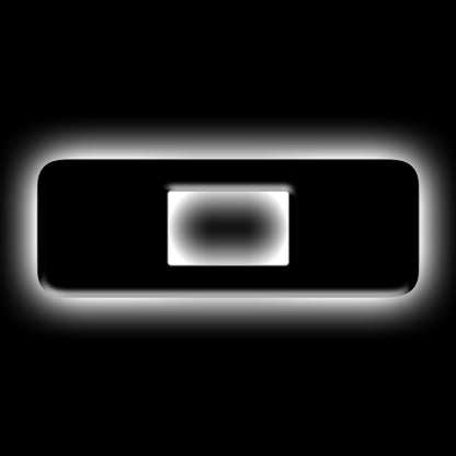 ORACLE Lighting Universal Illuminated LED Letter Badges - Matte Blk Surface Finish - O - B2B Diesel & Gas Service