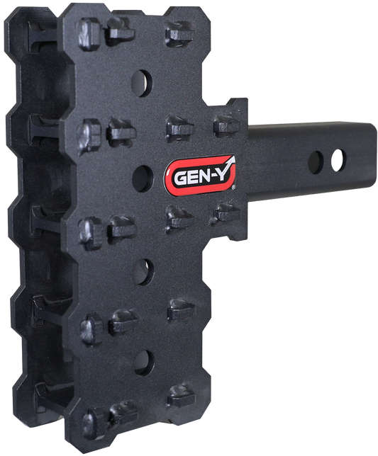 PHANTOM-X 2" Hollow Shank 4.5" Offset Drop .7K TW 7K Hitch Only GH-13104X - B2B Diesel and Gas Service