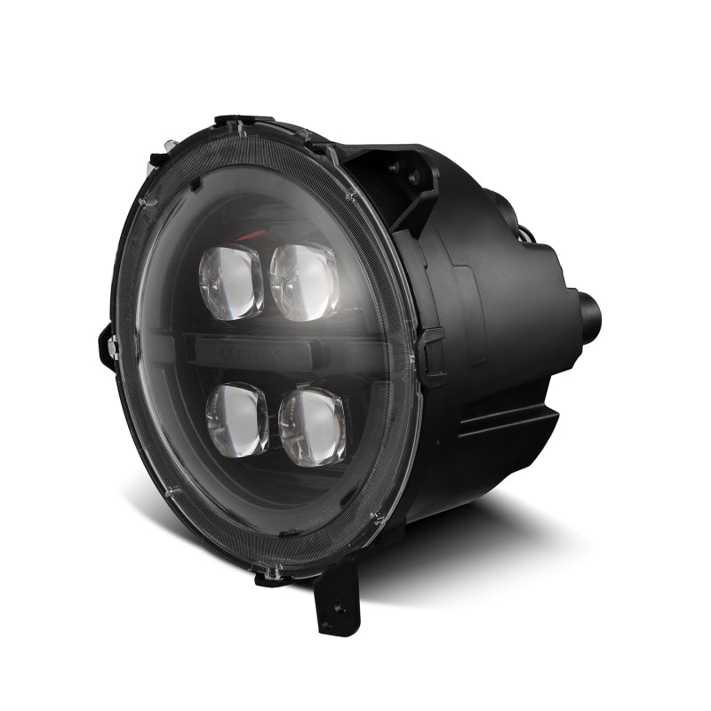 AlphaRex 18-23 Jeep Wrangler JL/Gladiator JT LED Proj Headlights Alpha-Blk w/ Activ Light/Seq Signal - B2B Diesel & Gas Service