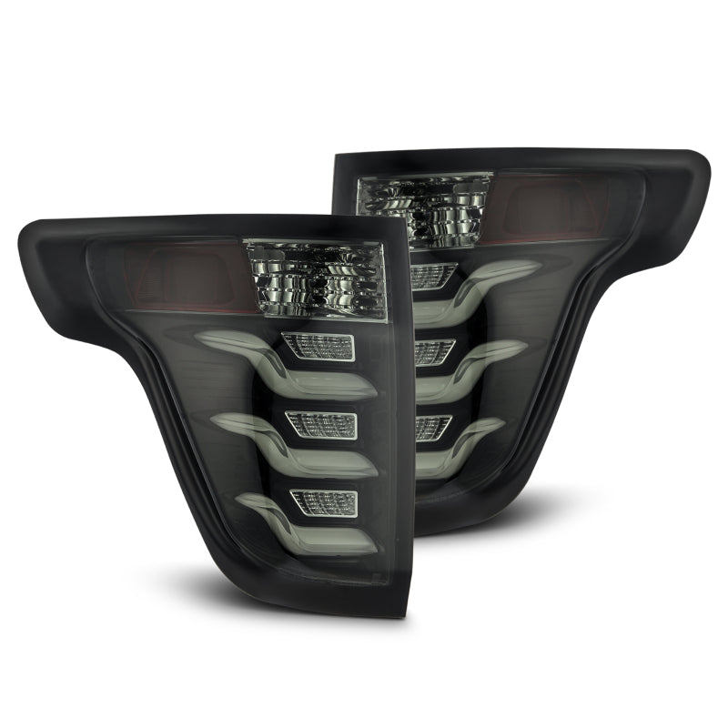 AlphaRex 11-15 Ford Explorer PRO-Series LED Tail Lights Jet Black - B2B Diesel & Gas Service