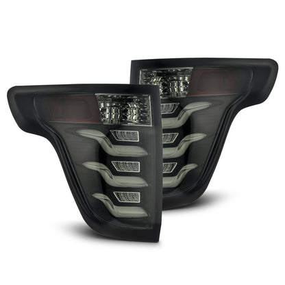 AlphaRex 11-15 Ford Explorer PRO-Series LED Tail Lights Jet Black - B2B Diesel & Gas Service