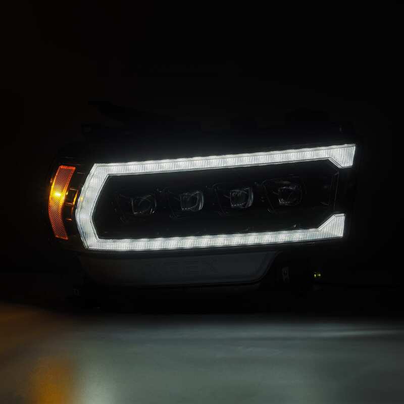 AlphaRex 19-21 Ram 2500 NOVA LED Proj Headlights Plank Style Alpha Blk w/Activ Light/Seq Signal/DRL - B2B Diesel & Gas Service