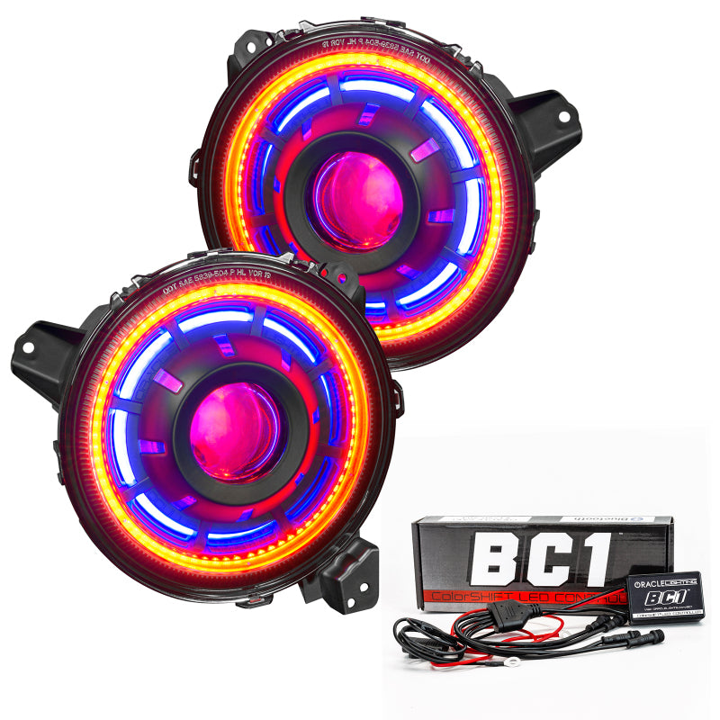 Oracle Oculus Bi-LED Projector Headlights for Jeep JL/Gladiator JT - w/ BC1 Controller - B2B Diesel & Gas Service