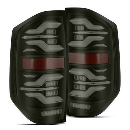 AlphaRex 14-21 Toyota Tundra LUXX LED Taillights Blk w/Activ Light/Seq Signal - B2B Diesel & Gas Service