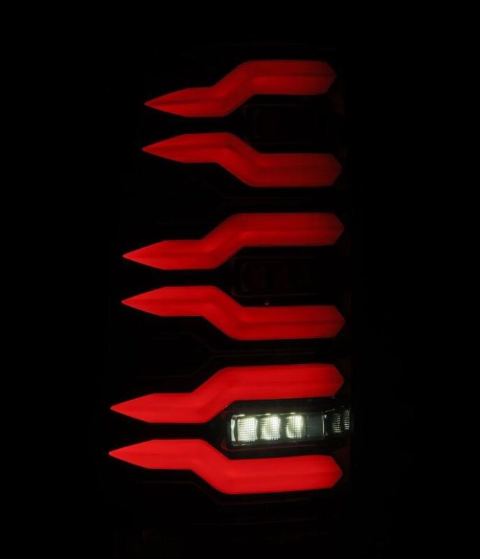 AlphaRex 99-06 Chevrolet Silverado/99-06 GMC Sierra LUXX-Series LED Tail Lights - Black - B2B Diesel & Gas Service