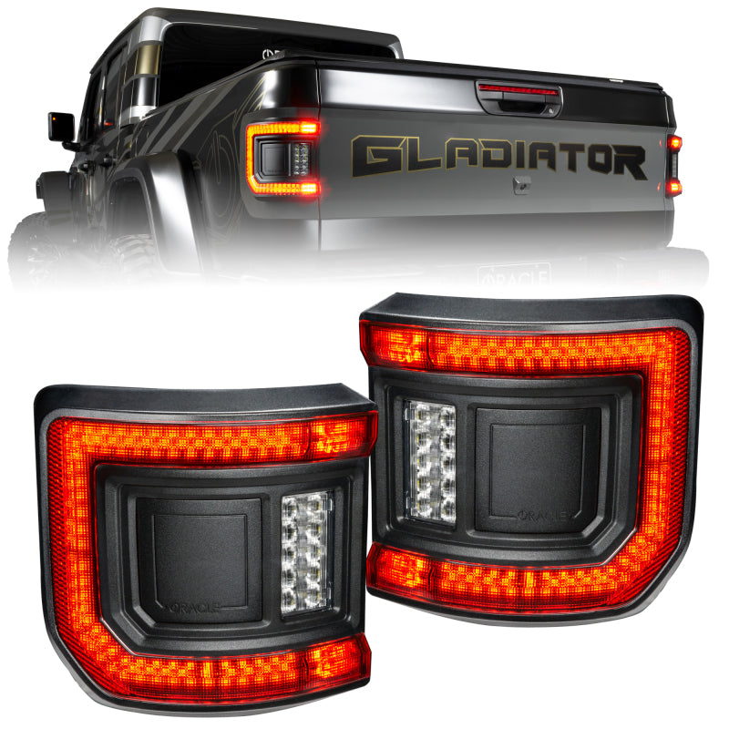 Oracle 2020+ Jeep Gladiator JT Flush Mount LED Tail Lights - Tinted Lens - B2B Diesel & Gas Service