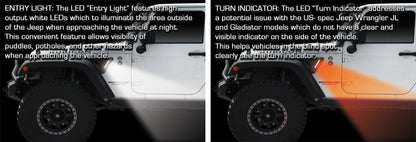 Oracle Sidetrack LED System For Jeep Wrangler JK - B2B Diesel & Gas Service