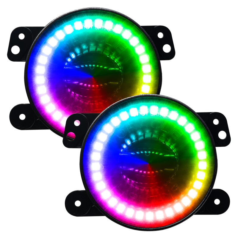 Oracle Jeep Wrangler JK/JL/JT High Performance W LED Fog Lights - w/o Controller - B2B Diesel & Gas Service