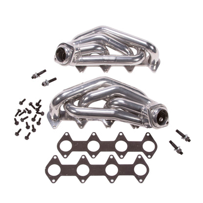 BBK 05-10 Mustang 4.6 GT Shorty Tuned Length Exhaust Headers - 1-5/8 Silver Ceramic - B2B Diesel & Gas Service