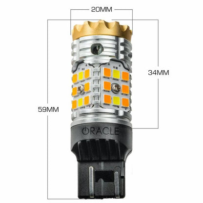 Oracle 7443-CK LED Switchback High Output Can-Bus LED Bulbs - Amber/White Switchback - B2B Diesel & Gas Service