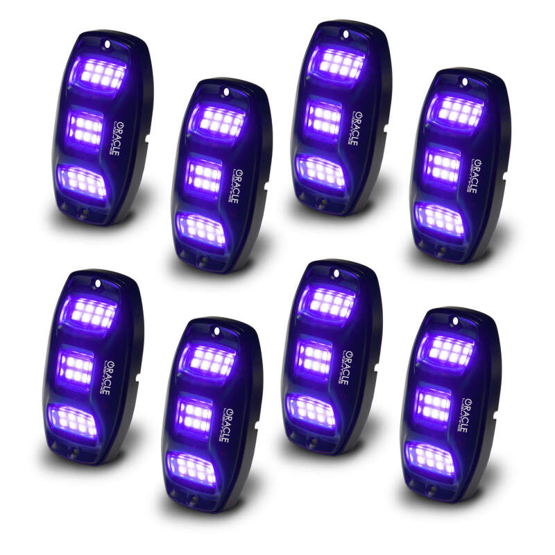 Oracle Underbody RGB+W Wheel Well Rock Light Kit - 8 PCS - ColorSHIFT - B2B Diesel & Gas Service