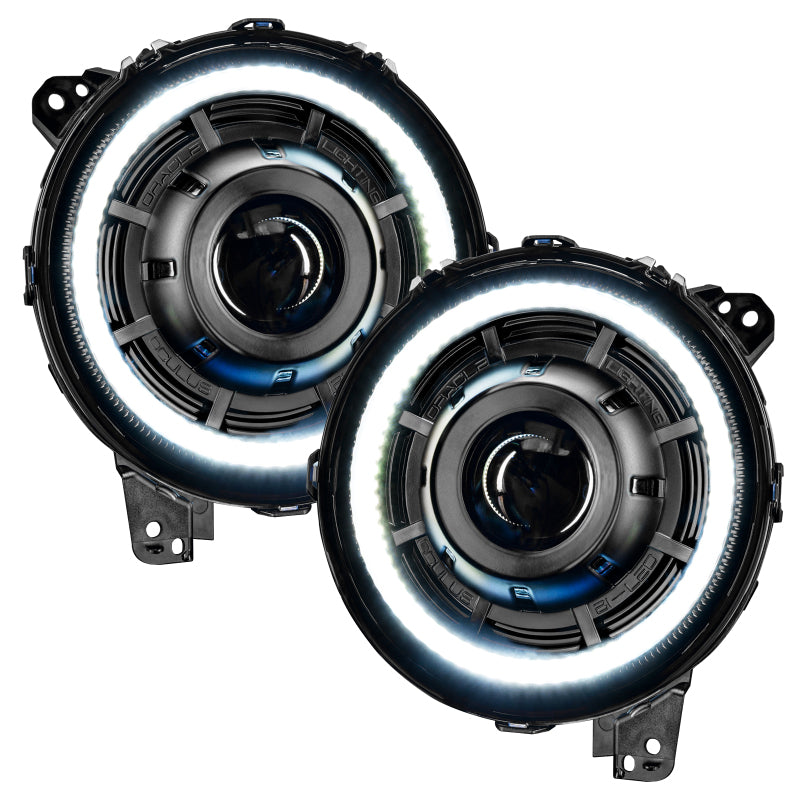 Oracle Jeep JL/Gladiator JT Oculus Bi-LED Projector Headlights - Amber/White Switchback - B2B Diesel & Gas Service