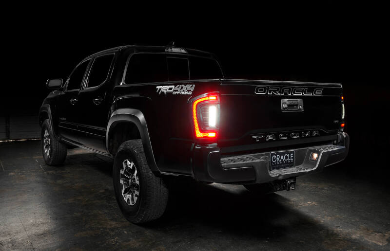 Oracle Lighting 16-23 Gen 3 Toyota Tacoma Black Series Flush Style LED Tail Lights - B2B Diesel & Gas Service