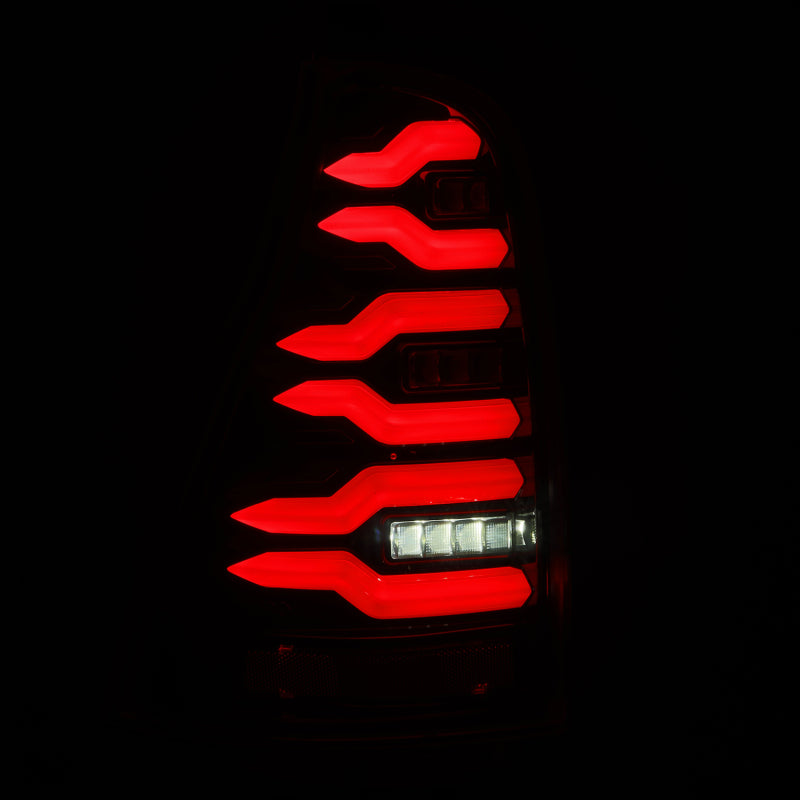 AlphaRex 03-09 Toyota 4Runner LUXX-Series LED Tail Lights- Black - B2B Diesel & Gas Service