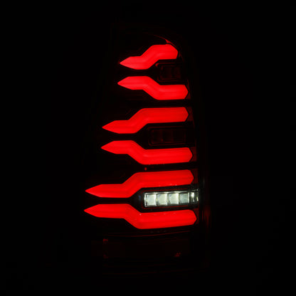 AlphaRex 03-09 Toyota 4Runner LUXX-Series LED Tail Lights- Black - B2B Diesel & Gas Service