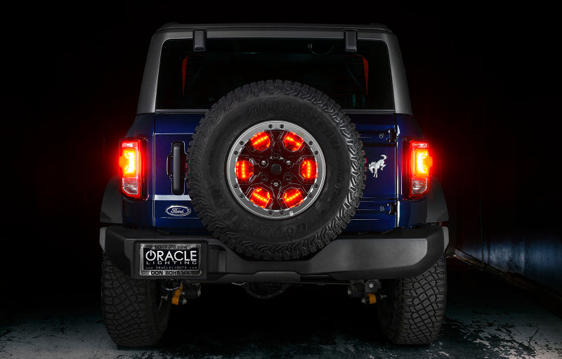 Oracle LED Illuminated Wheel Ring 3rd Brake Light - Red - B2B Diesel & Gas Service