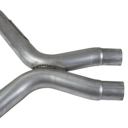 BBK 11-14 Mustang 3.7 V6 Short Mid X Pipe With Catalytic Converters 2-1/2 For BBK Long Tube Headers - B2B Diesel & Gas Service