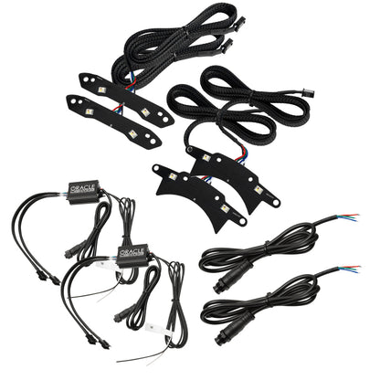Oracle 15-21 Dodge Challenger RGB+W Headlight DRL Upgrade Kit - ColorSHIFT+W - B2B Diesel & Gas Service