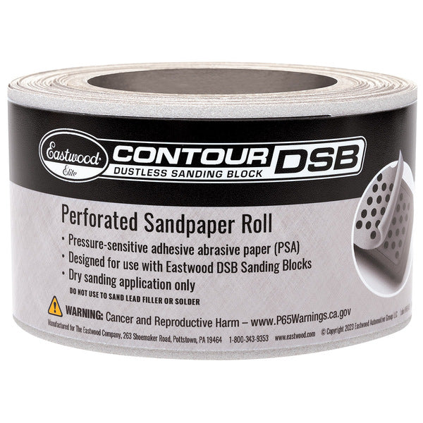 80 Grit PSA Sandpaper for Eastwood Elite Contour DSB Dustless Sanding Blocks - 65490 