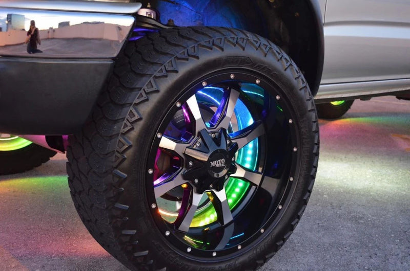 Oracle LED Illuminated Wheel Rings - ColorSHIFT Dynamic - ColorSHIFT - Dynamic - B2B Diesel & Gas Service