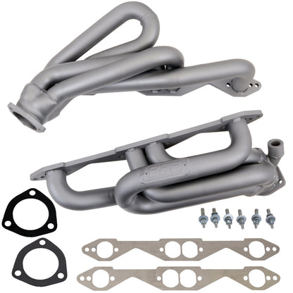 BBK 96-98 GM Truck SUV 5.0 5.7 Shorty Tuned Length Exhaust Headers - 1-5/8 Titanium Ceramic - B2B Diesel & Gas Service