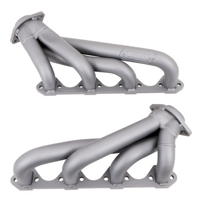 BBK 79-93 Mustang 351 Swap Shorty Unequal Length Exhaust Headers - 1-5/8 Titanium Ceramic - B2B Diesel & Gas Service