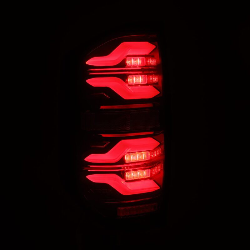 AlphaRex 14-21 Toyota Tundra LUXX LED Taillights Black/Red w/Activ Light/Seq Signal - B2B Diesel & Gas Service