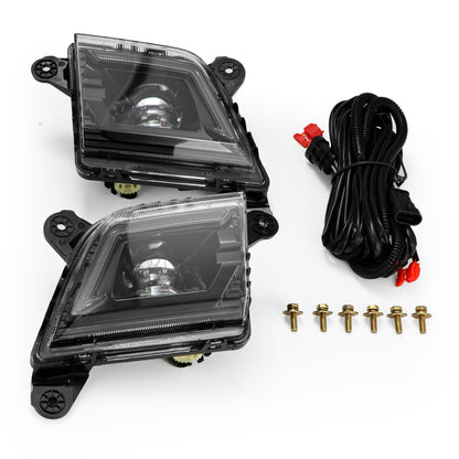 AlphaRex 19-23 Chevrolet Silverado 2500/3500HD DoubleTap Dual Color LED Projector Fog Lights - B2B Diesel & Gas Service
