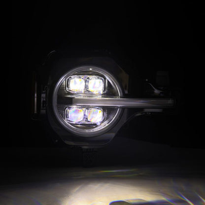 AlphaRex 21-23 Ford Bronco NOVA LED Projector Headlights Black - B2B Diesel & Gas Service