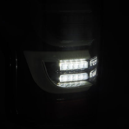 AlphaRex 07-13 Toyota Tundra LUXX-Series LED Tail Lights Alpha-Black - B2B Diesel & Gas Service