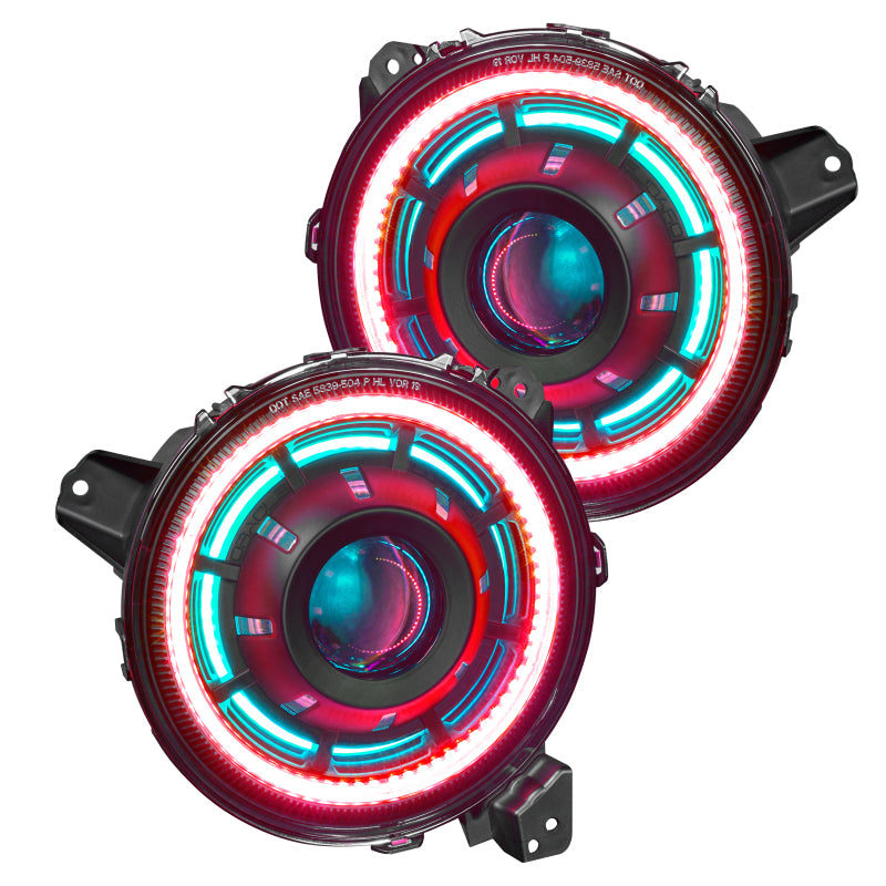 Oracle Oculus Bi-LED Projector Headlights for Jeep JL/Gladiator JT - w/ Simple Controller - B2B Diesel & Gas Service
